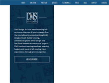 Tablet Screenshot of dmsdesign.com